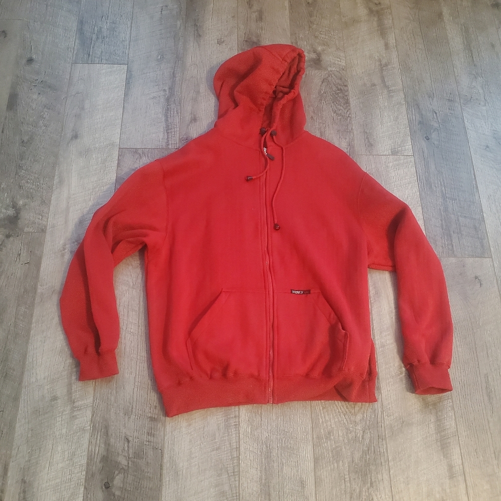 Red Vibes Hoodie Jacket